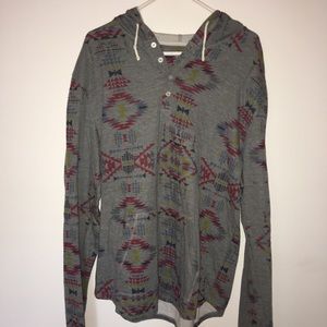 On The Byas Aztec light Hoodie